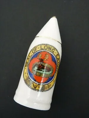 Buy Arcadian China Crested WW1 Model Of A Cannon Shell (Ceramic) LONG EATON Crest • 19.99£