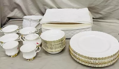 Buy Royal Albert Dishes Plates Dinnerware And Tea Cups 26Pcs • 479.52£