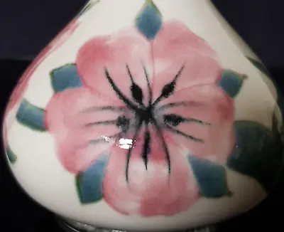 Buy Cobridge Stoneware Corn Cockle Pink Flowered Vase Designed By Emma Bossons • 24.99£