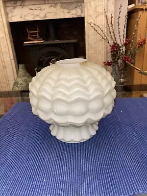 Buy Art Deco Style Ribbed Glass Globe Lamp Shade • 22£
