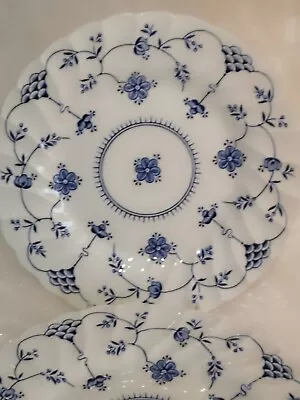 Buy MYOTT FINLANDIA BLUE AND WHITE SIDE PLATES X 5 Great Condition VINTAGE • 20£
