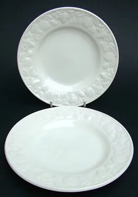 Buy TWO Barratts BHS White Lincoln Embossed Fruit & Vine Side Bread Plates 17  6.75  • 7.50£