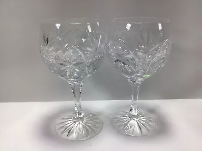 Buy T11 Vintage Antique Crystal Cut Beautiful Design Stemmed Blown Wine Glass  • 36.50£