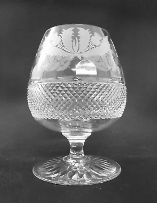 Buy Vintage Edinburgh Crystal Thistle Pattern Brandy Glass - Large 5⅛  • 75£
