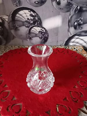 Buy Galway Crystal Vase Beautiful Small Stamped Vase • 19.99£