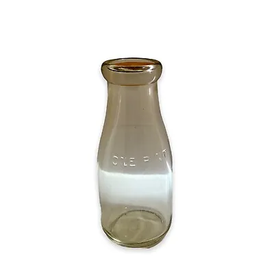 Buy Vintage Liberty Glass L-g One Pint Milk Bottle Date Code 63 • 9.86£