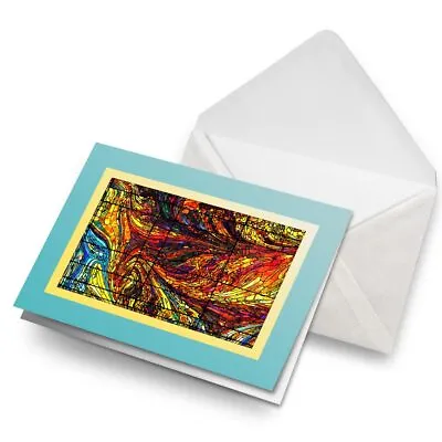 Buy Greeting Card Photo Insert Stained Glass Window Artist • 3.99£