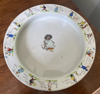 Buy VINTAGE 1930s NELSON WARE Ceramic Child's Dish With Nursery Rhymes • 15£