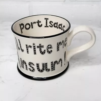 Buy Moorland Pottery Mug Port Isaac All Rite Me Ansum Stokie Cornwall Kernow England • 28.41£