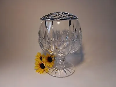 Buy Royal Brierley Ascot Crystal Cut Glass Brandy Glass Shape Rose Bowl • 12.50£
