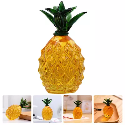 Buy  Crystal Pineapple Ornament Fake Fruit Figurine Paperweight Ornaments • 12.19£