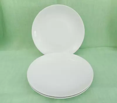 Buy 3 White Porcelaine De Limoges Dinner Plates - 26.5 Cm (10.5 ) Diameter • 13.99£