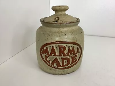 Buy Vintage Tremar. England Cornish Studio Pottery Stoneware. Marmalade Jar Pot Lid. • 8£