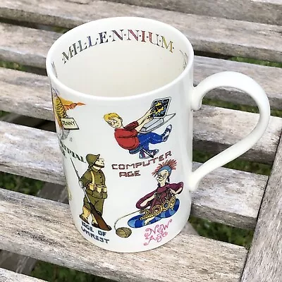 Buy DUNOON Ages Of Man Millennium 2000 Stoneware Mug By Cherry Denman • 7.99£