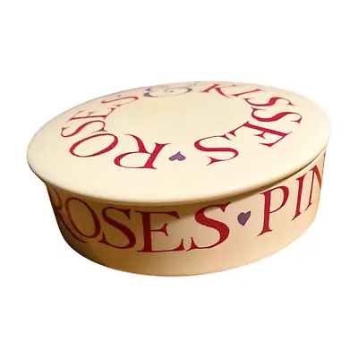 Buy Rare Early Emma Bridgewater Love And Kisses Empty Candle Pot Kisses And Roses • 19.99£