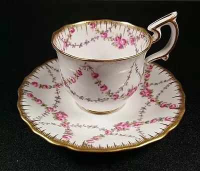 Buy Antique Copeland English Victorian Cup And Saucer Staple Repaired • 17.10£