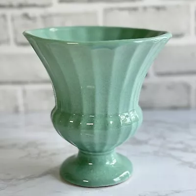 Buy Vintage York Pottery Turquoise Vase Pre Pfaltzgraff 1930's Urn Style Speckled • 33.61£