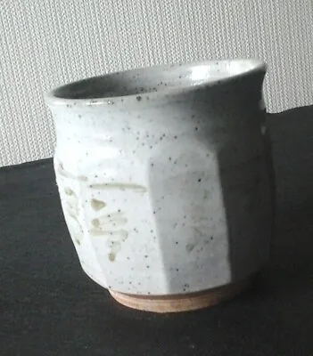Buy Studio Art Pottery Vase / Pen / Brush Pot Approx 9 Cm / 3.5 Inch High C141 • 11£