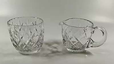 Buy CUT LEAD CRYSTAL WHISKEY GLASS WITH MATCHING WATER JUG Sh47 • 13.99£
