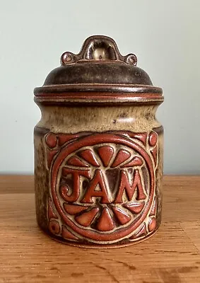 Buy Vintage Mid Century Modern Tremar Studio Style Stoneware Pottery Lidded Jam Pot • 4.99£