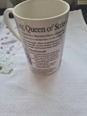 Buy Dunoon Mary Queens Of Scots Designed By Ruth Boden  Fine Bone China Mug Unused • 5£