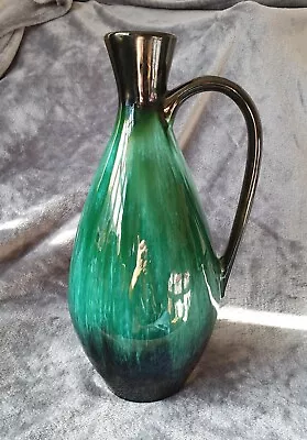 Buy Vintage Retro 1970s Blue Mountain Pottery Canada Vase With Handle H34cm  • 30£