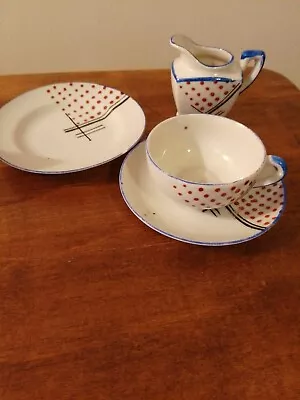 Buy Vintage Foreign Childrens China Tea Cup, Saucer, Plate & Jug • 2.50£