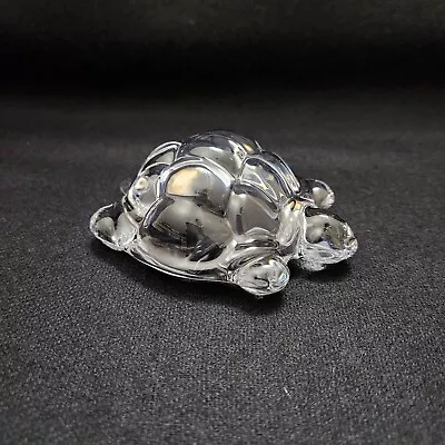 Buy Daum France Clear Crystal Turtle Tortoise Paperweight Signed • 28.46£