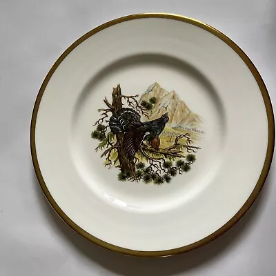 Buy Vintage Crown Staffordshire Birds Of The Field & Moorland The Capercaillie Plate • 5.99£
