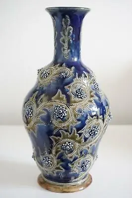Buy Fine Early Doulton Lambeth Vase - George Tinworth - Fabulous Shape - C.1876 • 485£