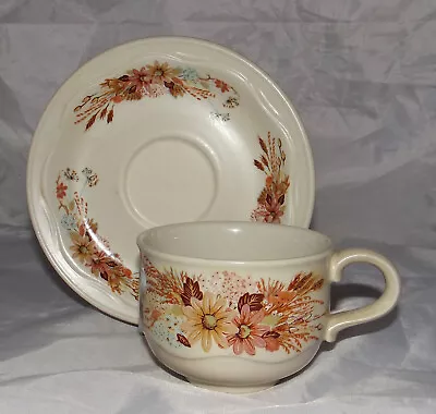 Buy Poole Pottery Summer Glory Pattern Cup And Saucer Made In The Style Shape • 5.25£