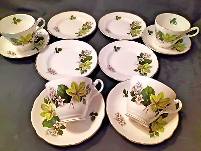 Buy Vintage Royal Ascot Fine Bone China Tea Set 12 Pieces 4 X Trios • 24.99£