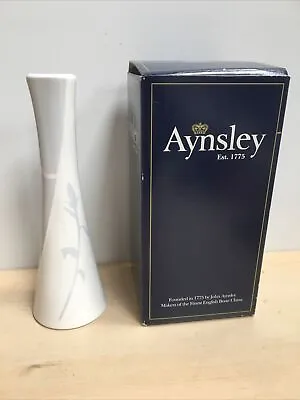 Buy Aynsley 'Senses' Bud Vase 24.5cm English Fine Bone China In Box • 14£