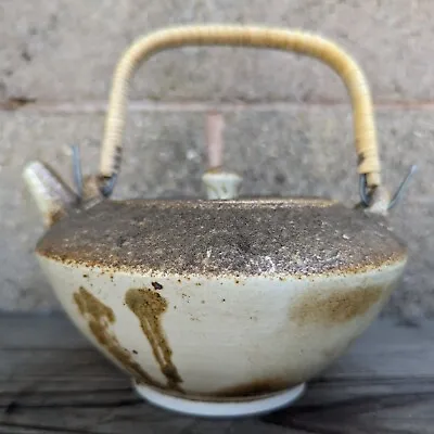Buy Antique Japanese Porcelain Teapot Unusual Sandy Glaze Japan • 48.65£