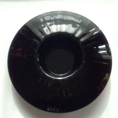 Buy Vtg Scarce 'Black' (Amethyst?) Davidson Glass Posy Set 204D 'Optic' Faceted Rim • 24.99£