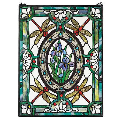 Buy Stained Cat Panel Glass Window Hanging Wall Decor Home Ornaments Parrot Cat  • 8.09£