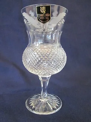 Buy NOS WATER GOBLET! Vintage EDINBURGH Lead Crystal Scotland THISTLE Pattern EXC • 145.97£