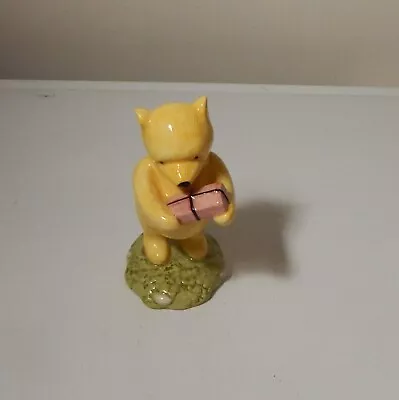 Buy Royal Doulton Disney Figurine - Winnie The Pooh & The Present WP18 • 5.99£