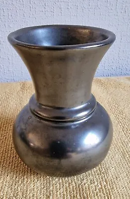 Buy PRINKNASH Small Ceramic Vase, Pewter Gunmetal Grey Glaze • 8.50£