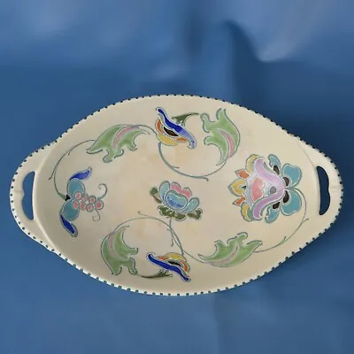 Buy Vintage Honiton Devon Pottery 2 Handled Serving Dish With Floral Pattern Excelle • 10£