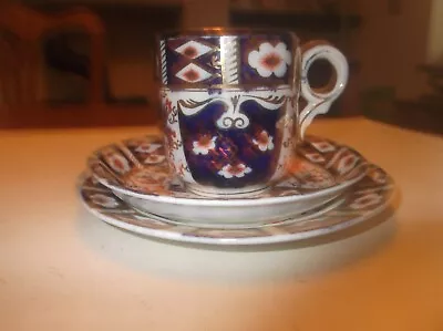 Buy Antique Sutherland China Imari Coffe Cup Trio • 25£