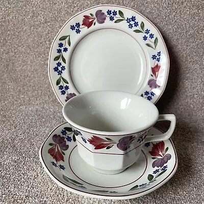 Buy OLD COLONIAL TRIO Adams CUP SAUCER 7  TEA PLATE English Ironstone Pottery R146 • 9.97£