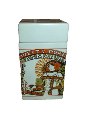Buy Vintage Carlton Ware Pot - Wests Tasmanian Jams & Elegance Paris Parfum Design • 3.99£
