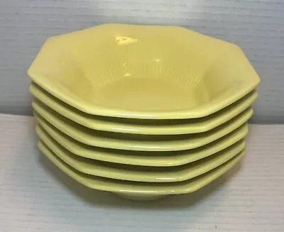 Buy Independence Ironstone DAFFODIL YELLOW Cereal Bowls 6-1/2” Japan • 28.40£