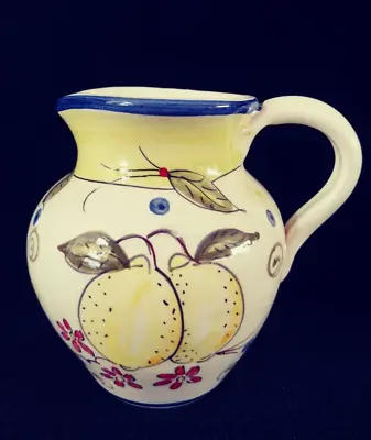 Buy Lovely Small Hand Painted Portuguese Ceramic Jug  Lemons  • 5.50£