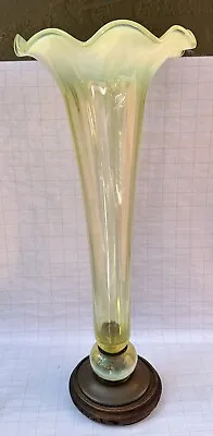 Buy Tall Vintage Hand Blown Whitefriars Glassworks  Fenton ?  Art Glass Vase • 200.07£