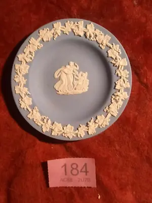 Buy Wedgewood Jasperware Light Blue Small Plate Reclining Angel Great Condition • 2.99£