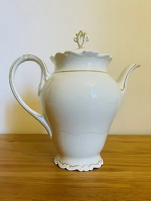 Buy Large German Bavarian Carsten Sorau Teapot With Gold Details 27cm  • 39£