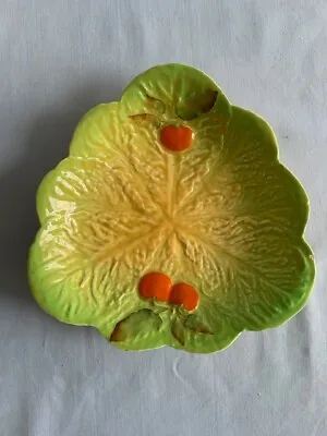 Buy Vintage Carlton Ware - Lettuce Leaf And Tomato Large Three-sided Shallow Dish • 10£