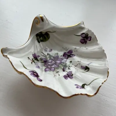 Buy Victorian Violets From Englands Countryside Hammersley Shell Dish • 15£